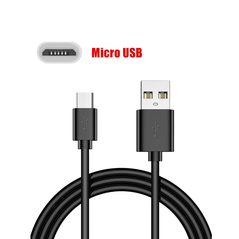 150 см длинный Micro usb кабель для зарядки huawei Honor 7a pro 7c 8C 8X Y7 3 M/2 M/1 M кабель для синхронизации данных для samsung Galaxy S6 S7 J3 - Цвет: Черный
