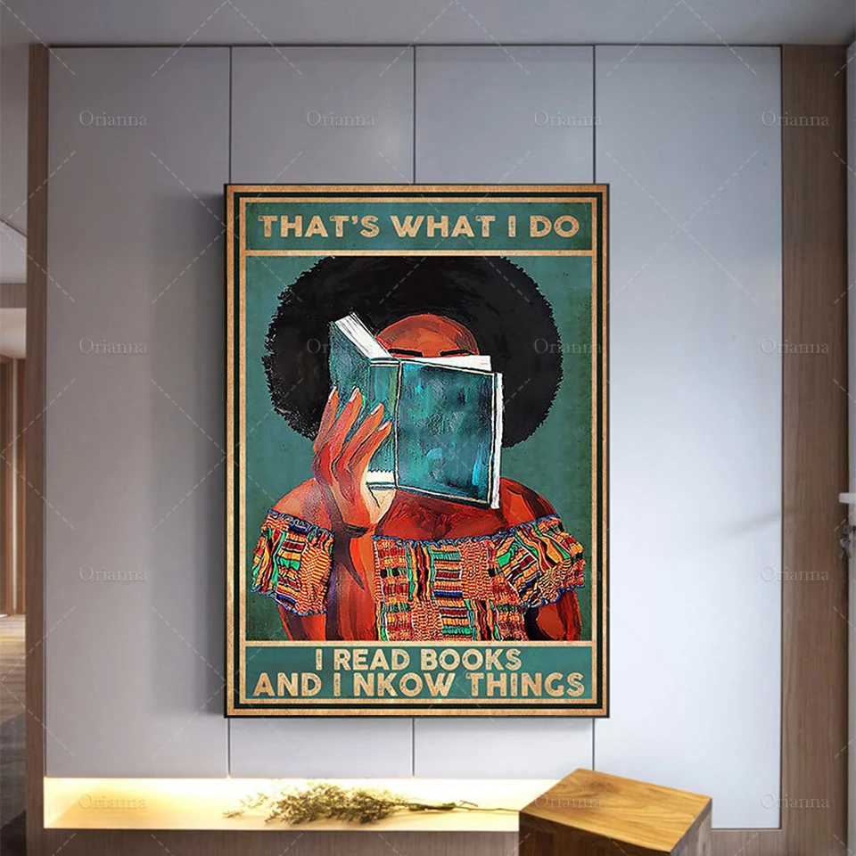 Вот что я делаю читаю книги и знаю вещи плакаты Художественная печать