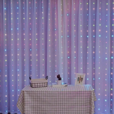 

Led String Lights Curtain Party Wedding Lights Christmas Lights Fairy String Lights for Bedroomw Wedding Decoration Christmas