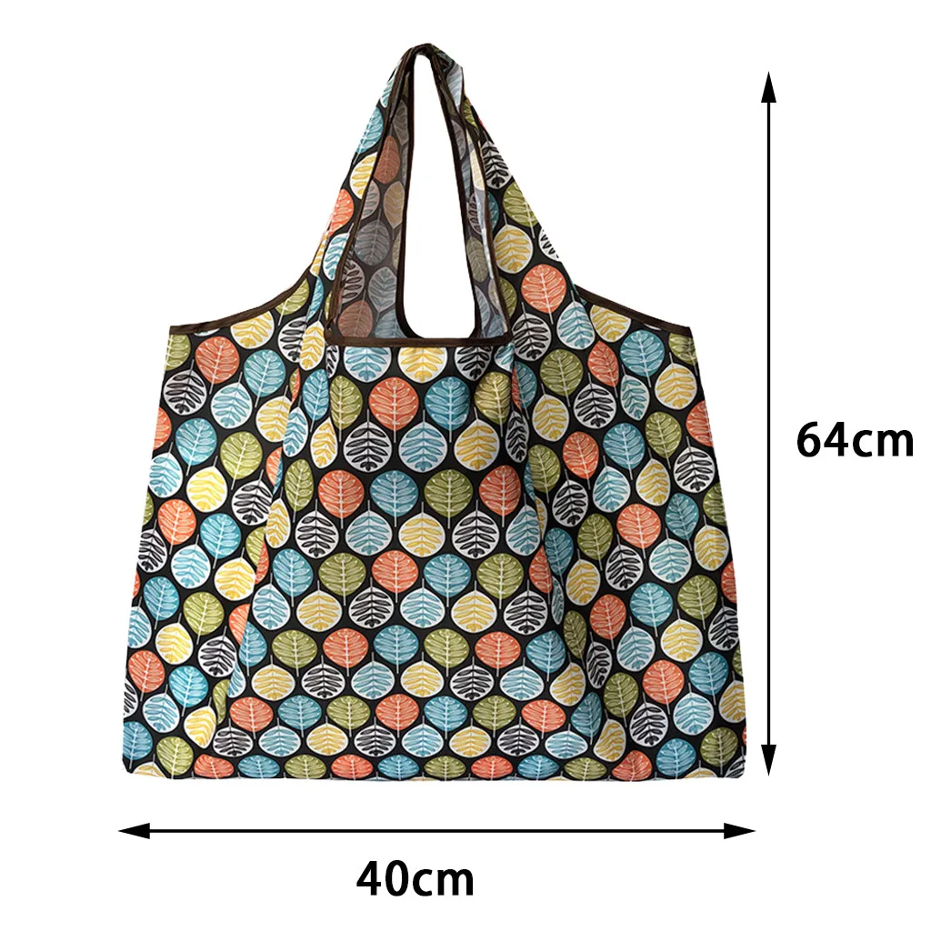 Складная хозяйственная сумка для супермаркета Большая вместительная