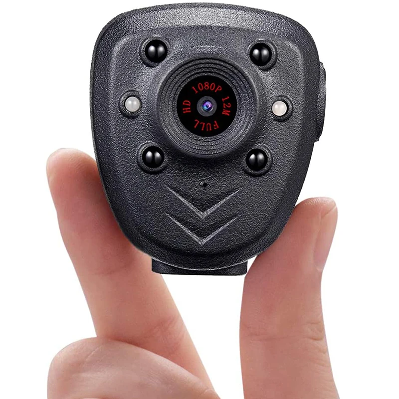 

Mini Body Camera HD1080P Video Recorder Built-in 32GB Memory Card,Police Cam with Night Vision,Pocket Clip for Home, Car
