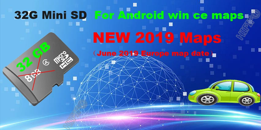Для gps-навигации Android Wince Windows CE 6,0/Android OS аксессуары для gps-навигации 32 ГБ Micro TF карта gps Аксессуары