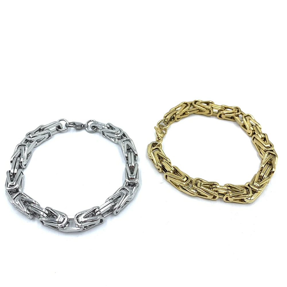 Ювелирные изделия из титана новый стиль браслет-цепочка нержавеющей стали 8 мм