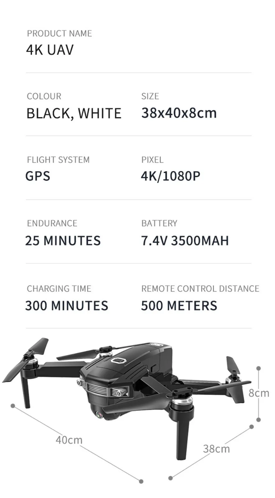 X8 Дрон gps 5G wifi FPV с камерой 4K бесщеточный селфи складной gps/оптический поток позиционирования Hover RC вертолет Квадрокоптер