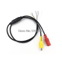 0 5m yellow rca female red 5 5 2 1mm dc power jack female pigtail cable black rca dc cable wire harness