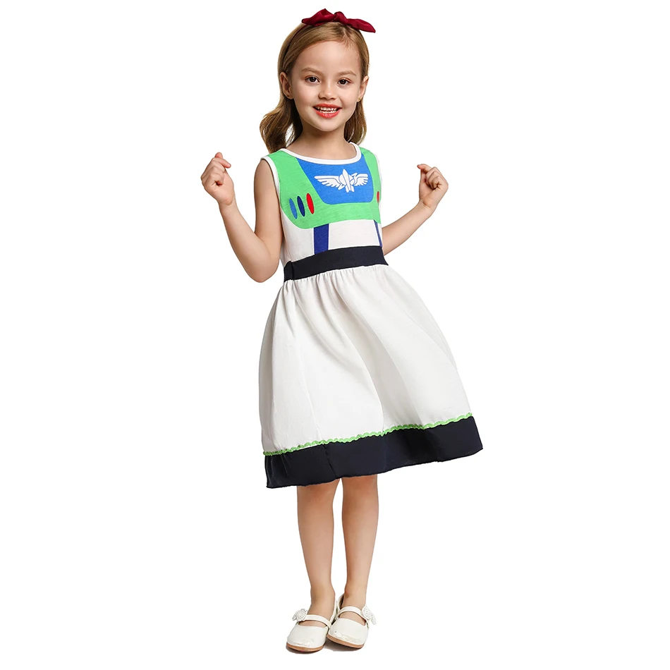 Платье для девочек из хлопка по колено ролевых игр | Детская одежда и обувь