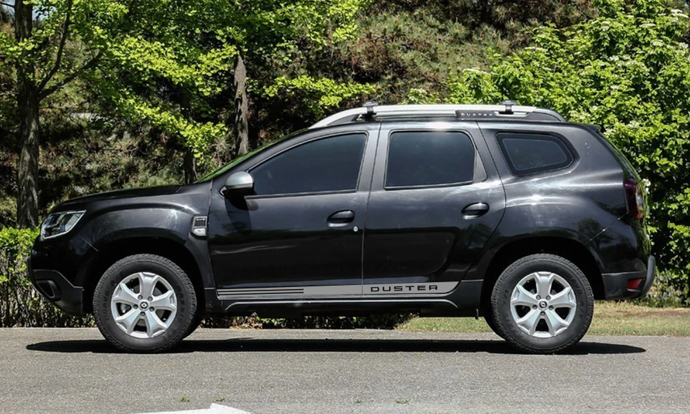 2 шт. для Dacia Renault Duster, автомобильная Боковая дверь, наклейка в полоску, авто стиль, наклейка, виниловая пленка, автомобильный тюнинг, аксессуары