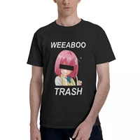 weeaboo trash classic hentai anime mens crazy tees ahegao short sleeve o neck t shirt 100 cotton printed clothing