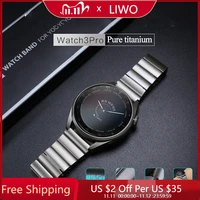 titanium watch strap for original huawei watch 3 3 pro 22 mm titanium metal watch band for huawei gt 2 magic 2 gt 2e wrist band