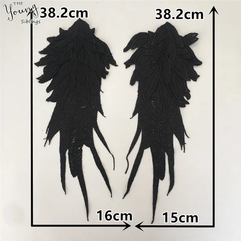 A pair for sell Новые поступления Вышивка кружевной воротник швейная Аппликация DIY кружевной вырез изысканное ремесло принадлежности Декоративные аксессуары для одежды - Color: A pair for sell