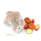 Многоразовая сетчатая продуктовая сумка, экологичные мешки для хранения фруктов и овощей, сетчатый клатч, Многофункциональный кухонный Органайзер
