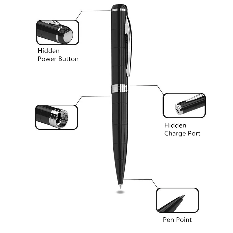 8 ГБ Цифровой диктофон ручка USB Перезаряжаемый смарт-звукозаписывающие
