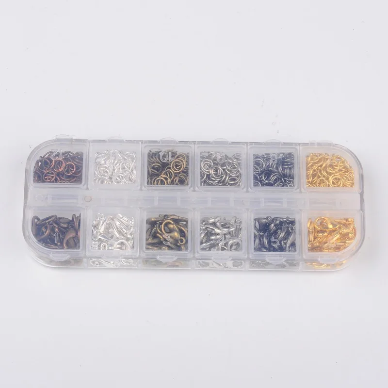 Высокое качество Омаров Пряжка смешанные стили круг прыжок кольца ожерелье