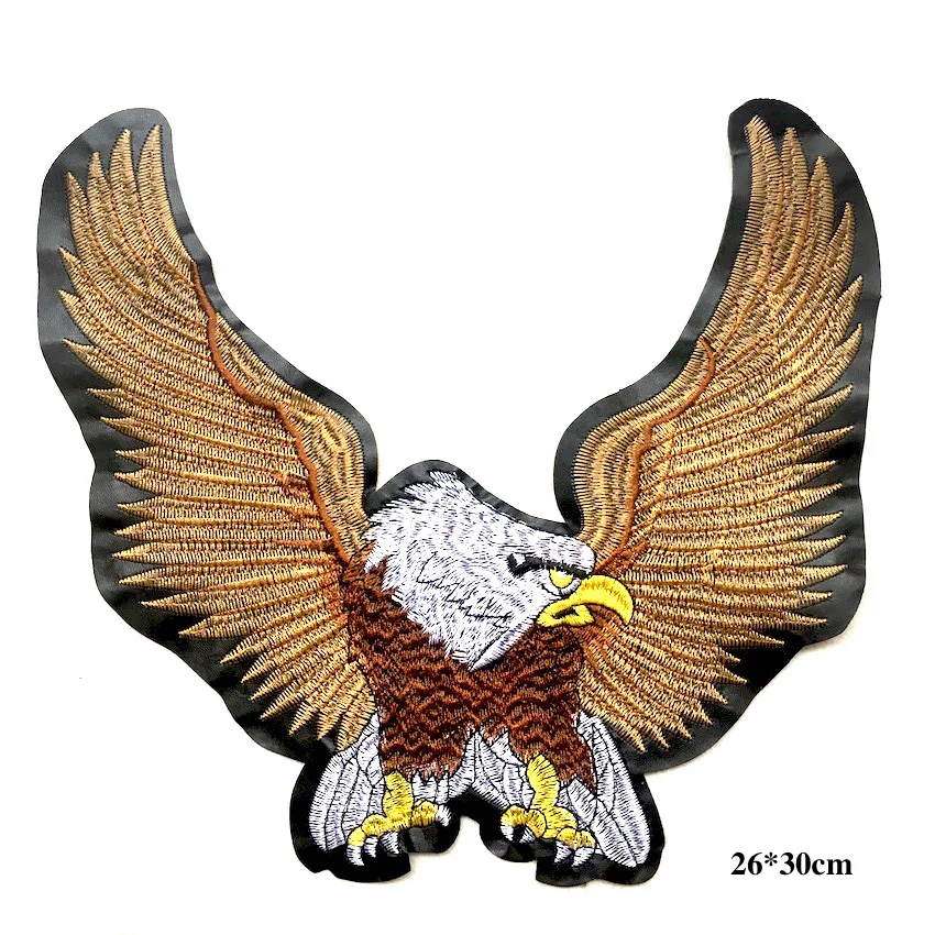 1 шт. нашивки с большим орлом для шитья одежды аппликация своими руками вышивка