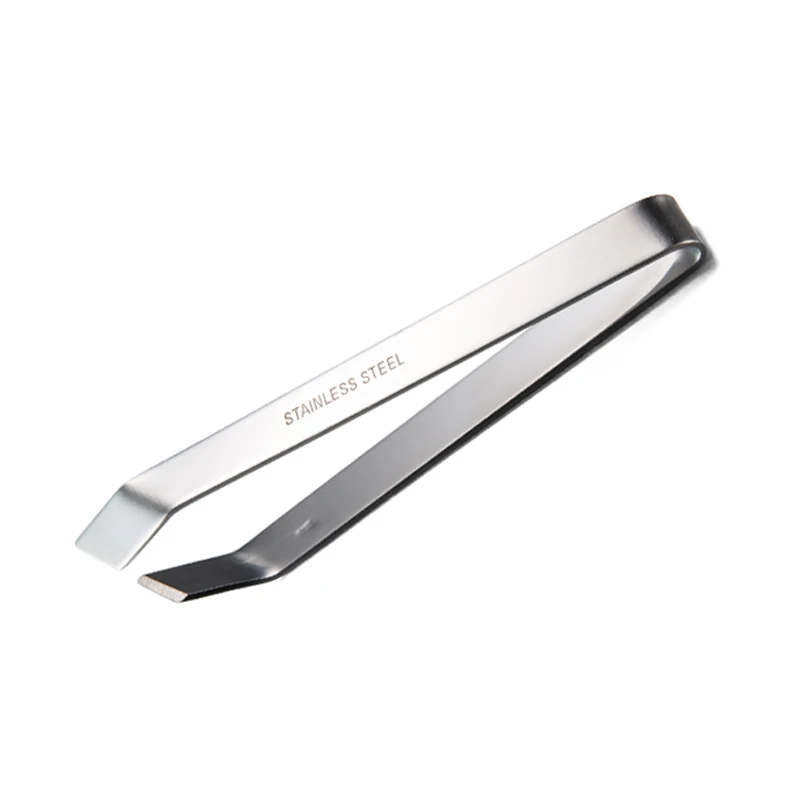 Omife Stainless Steel Fish Bone Tweezers Remover Salmon Fishing Bones Knife Pincer Puller Tongs Pick-Up Seafood Tool Crackers - Цвет: Bevel