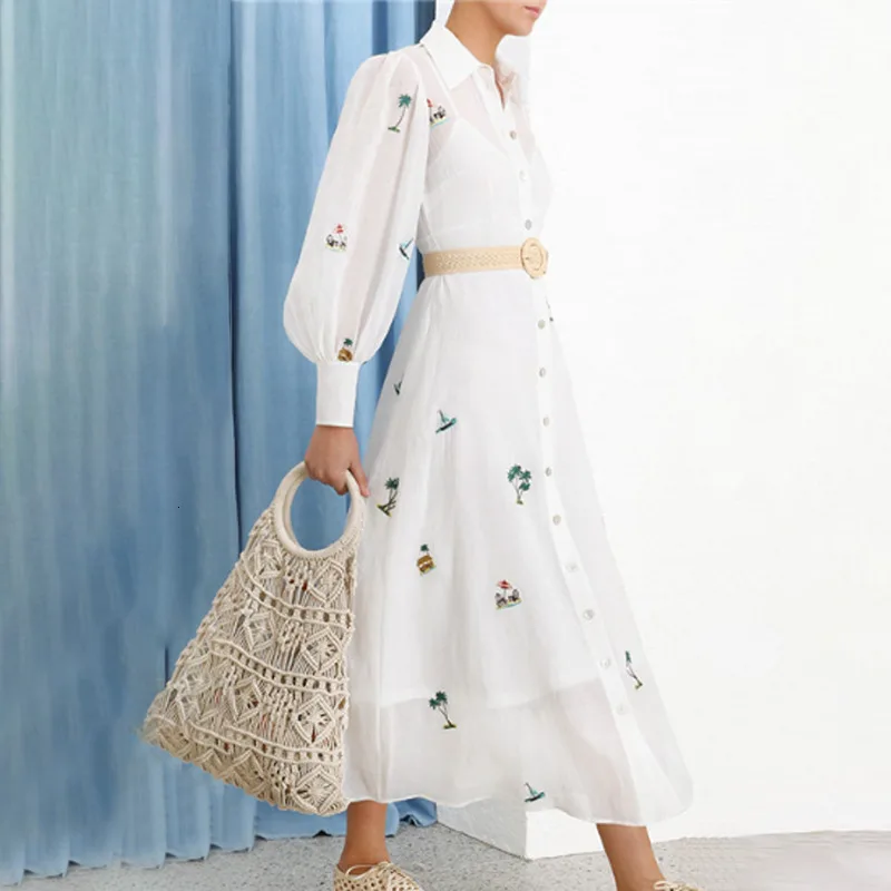 Подиумное пляжное платье весна лето 2020 богемное женское повседневное длинное