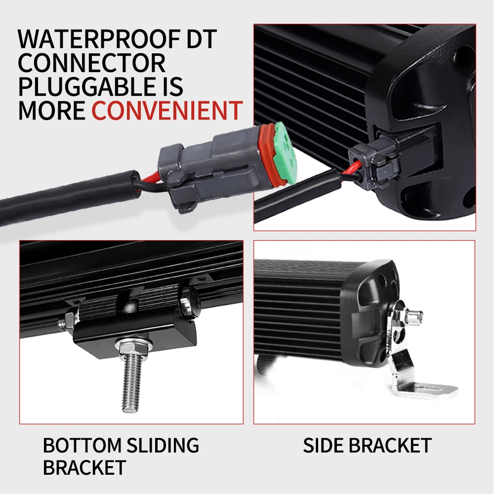 WINING 90 Вт 21-дюймовый 9D светодиодный светильник Однорядный 4x4 внедорожник трактор