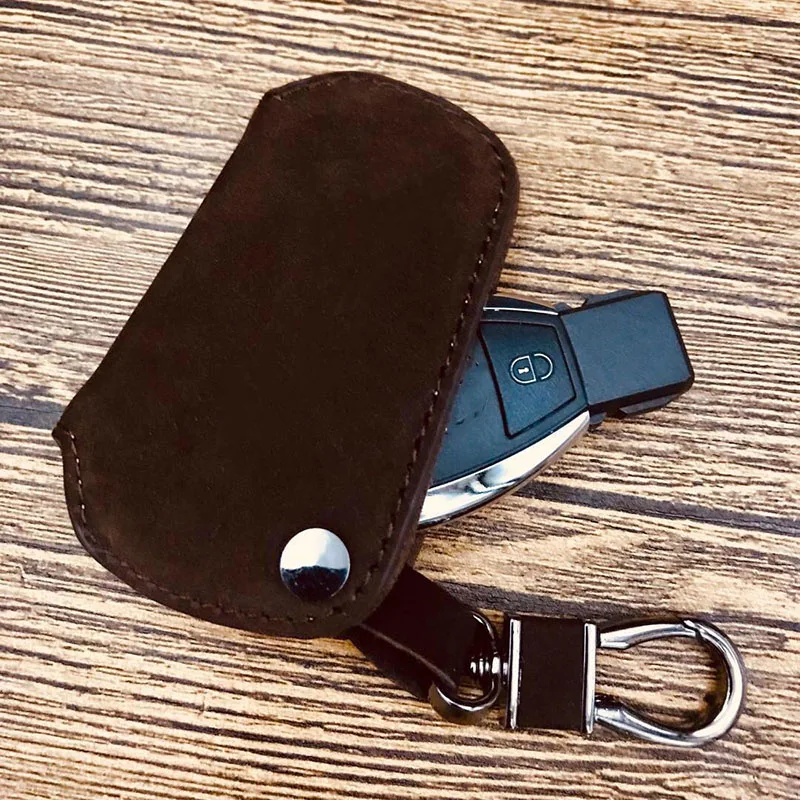 Car Accessories Smart Key Case/Bag for C Class W205 GLC GLA GLK CLS C180L 200L 260 Leather Shell With Chain | Автомобили и