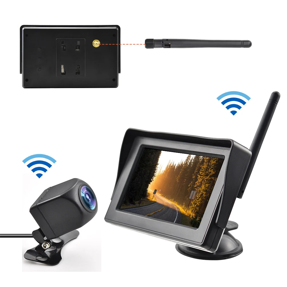 4 3 &quottft ЖК монитор для автомобиля автомобильный заднего вида Автомобильный