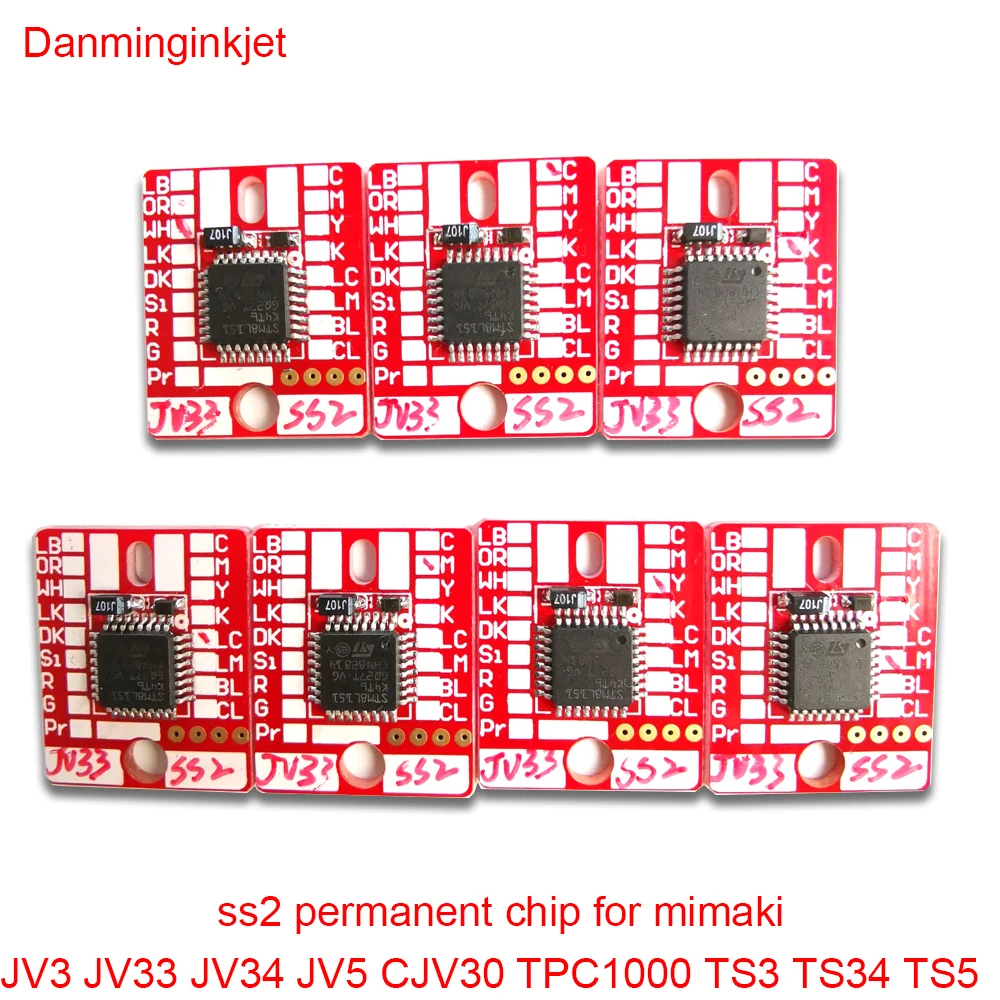 Картридж с чернилами SS2 постоянные чипы для mimaki JV3 JV33 JV34 JV5 CJV30 TPC100 TS3 TS34 TS5