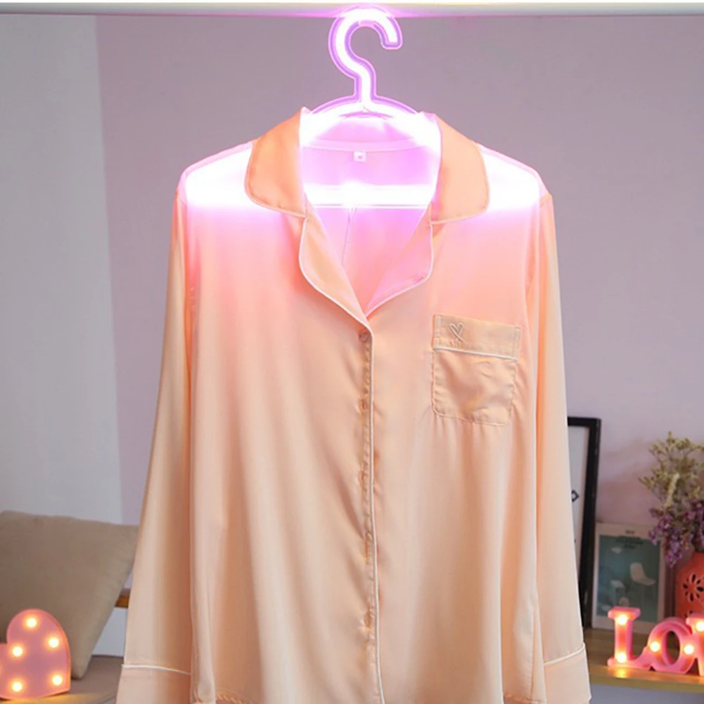 

Proposal Store Clothes Hanger Stand Led Neon Light Sign Romantic Durable Bedroom Wall Decor USB Powered Home Wedding Dress Party