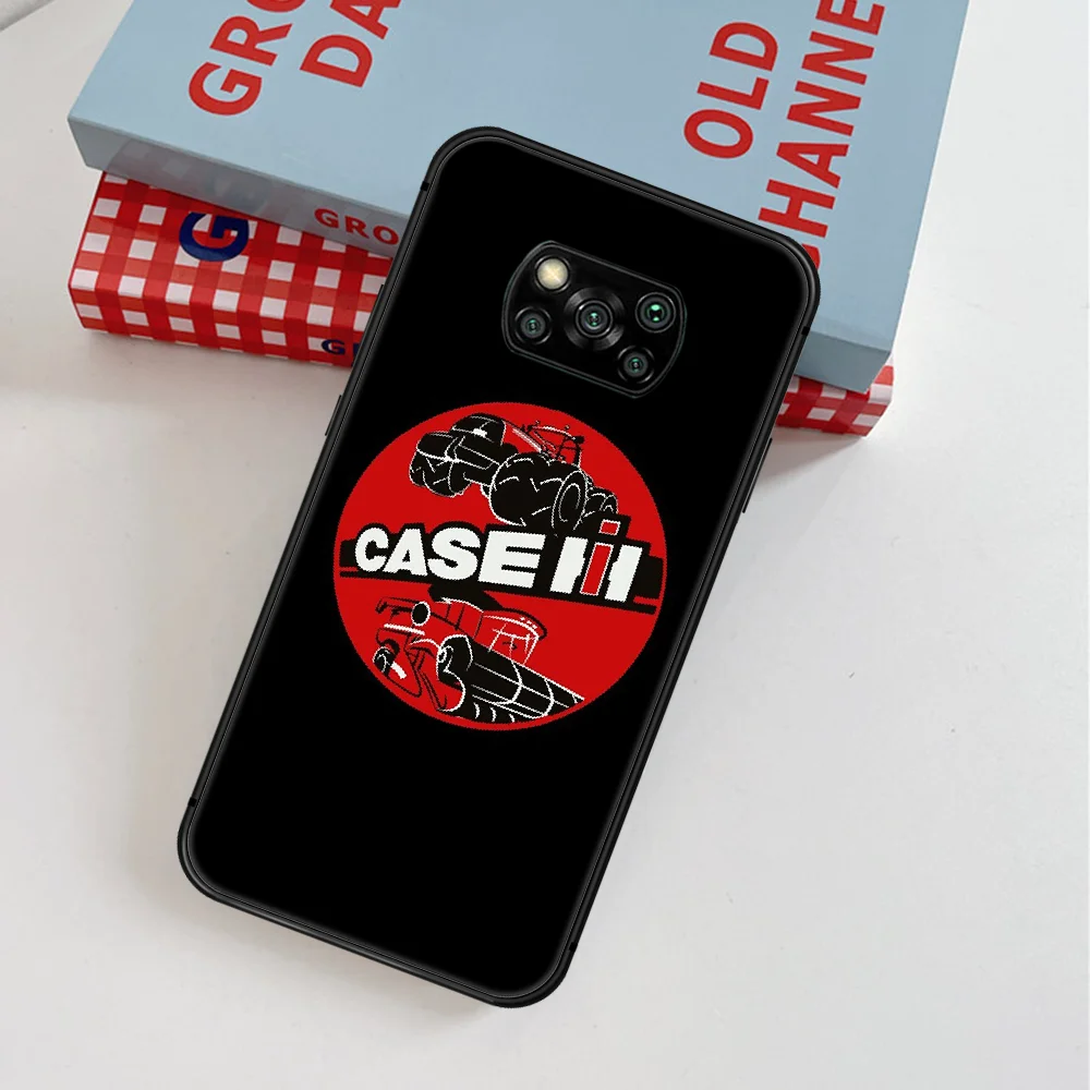 

CASE IH Tractor Car Phone Case For Xiaomi Mi Note 10 A3 9 MAX 3 A2 8 9 Lite Pro Ultra black Cell Fashion Shell Silicone Etui