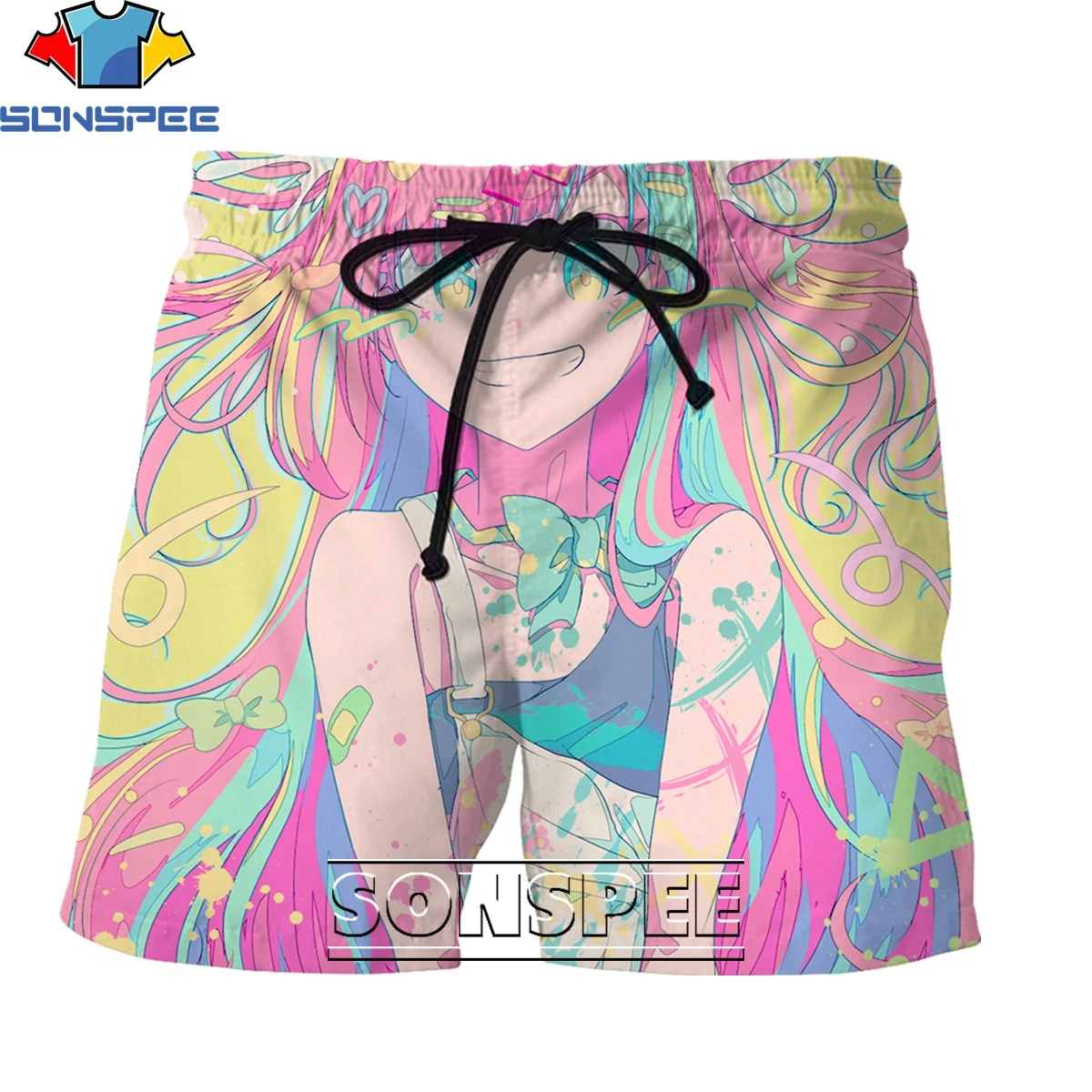 

SONSPEE Bee Insect Hurajuku 3D Print Man Woman Shorts Unisex Hot Fashion Sports Shorts Street Clothing O-Collar Christmas Gifts