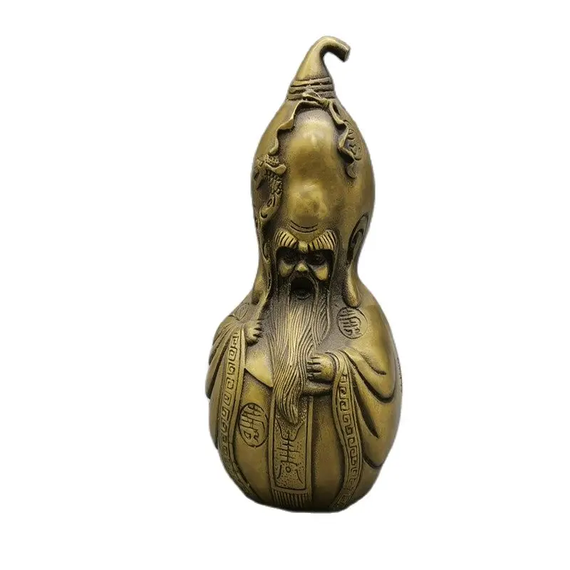 

Beautiful antique bronze, longevity gourd, fortune and fortune