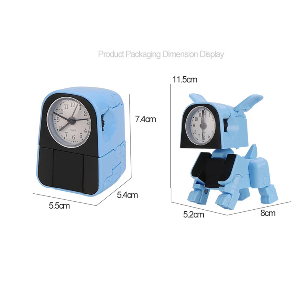 Мультяшный деформационный будильник для собак милый трансформируемый игрушка