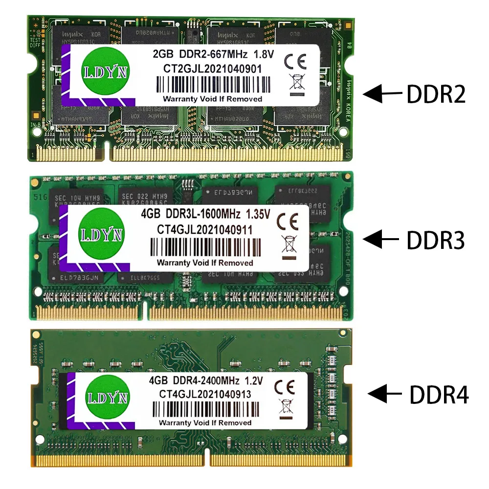 LDYN DDR3 DDR4 8 ГБ 4 16 ОЗУ для ноутбука 1333 1600 2400 2666 2133 DDR3L 204pin Sodimm память ddr3 Гб | Компьютеры