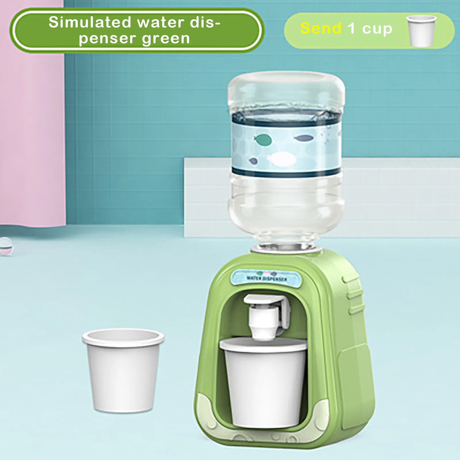 Мини-дозатор для питьевой воды детские розовые фонтаны Обучающие игрушки