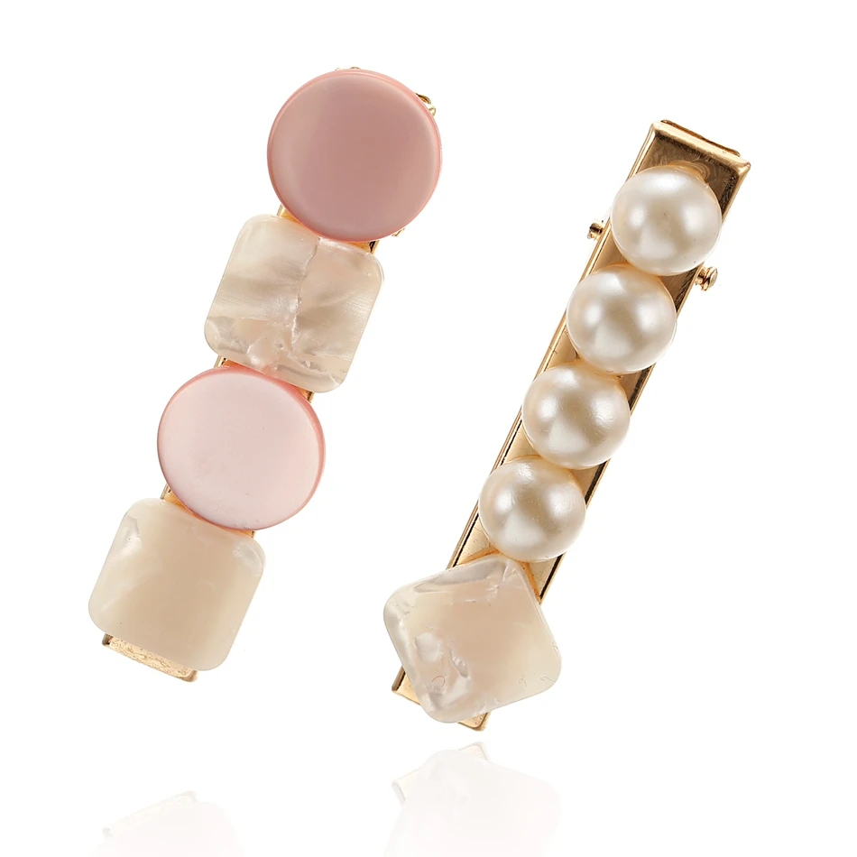 Подходящая правая жемчужная заколка для волос заколки стильные украшения краба