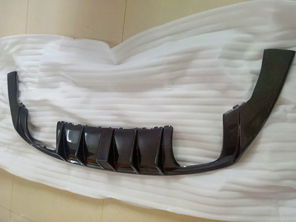 Диффузор A3 S3 из углеродного волокна со светодиодный лампой 4 выхлопных трубы