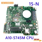 Новая запись 738124-501 738124-001 U92 DA0U92MB6D0 REV:D для HP PAVILION 15-N Материнская плата ноутбука A76M A10-5745M ЦП основная плата