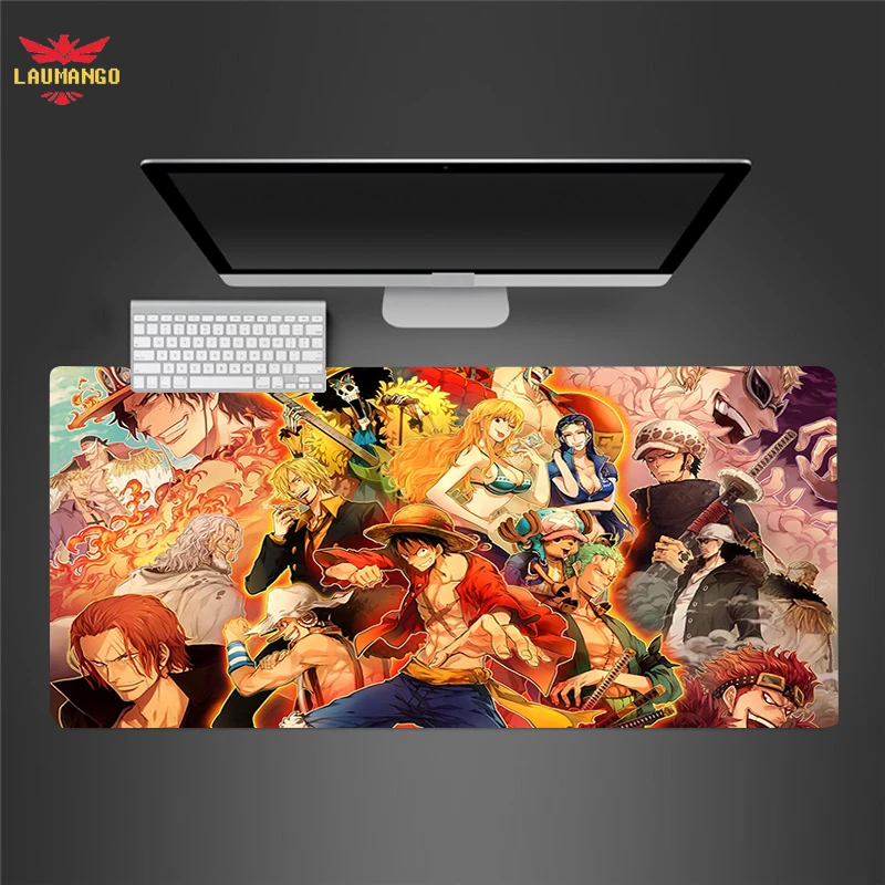 

Mouse Pad Gamer One Piece Gaming Mousepad xxl Gaming Computer Mouse Pad Large Mouse Mat Big Desk Mat Rubber Mousepad for Laptop