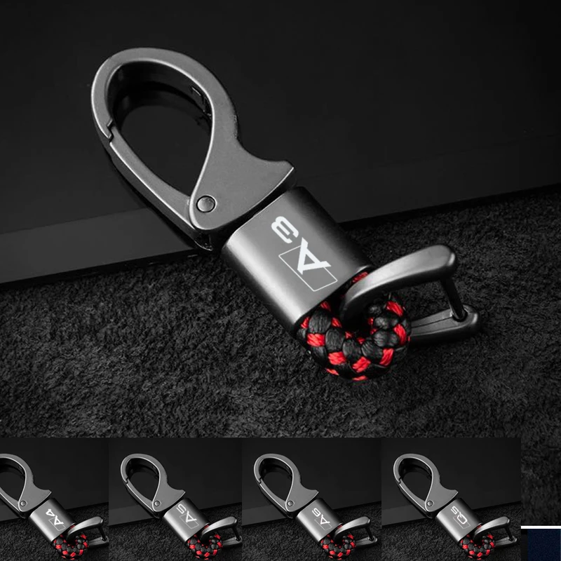 

Автомобильный брелок для audi A3, A4, A5, A6, A7, A8, Q3, Q5, Q7, Q8, с логотипом, брелок для ключей, новый автомобиль брелок, из цинкового сплава, универсальны...