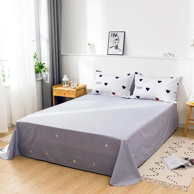 Комплект белого постельного белья из чистого хлопка 3/4 шт.|Комплекты белья| |