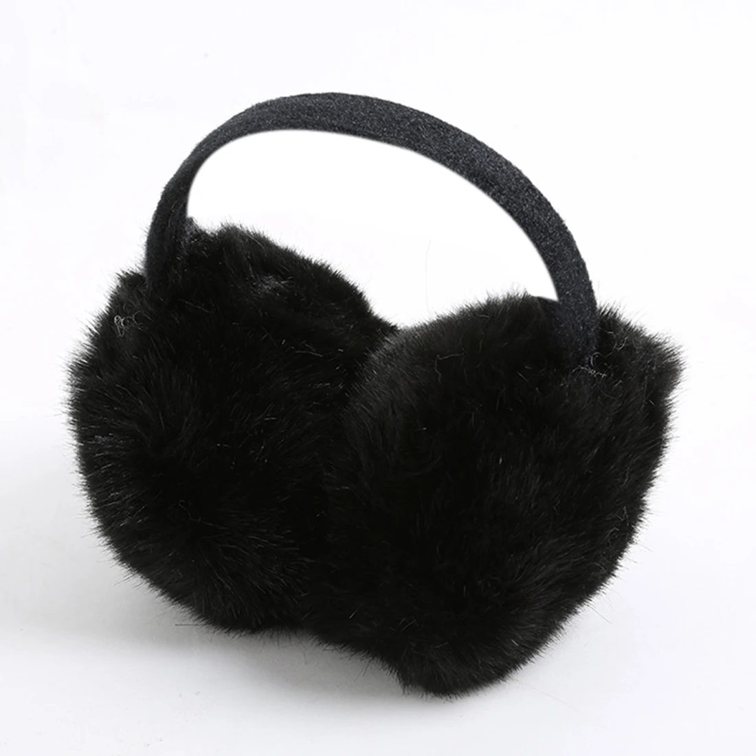 

Rabbit Fur Hang Ear Cover Warm Winter Earmuffs Headwear Ear Muffs Fur Earmuffs Cold Ear Warmer Fold Ear Protection Headband
