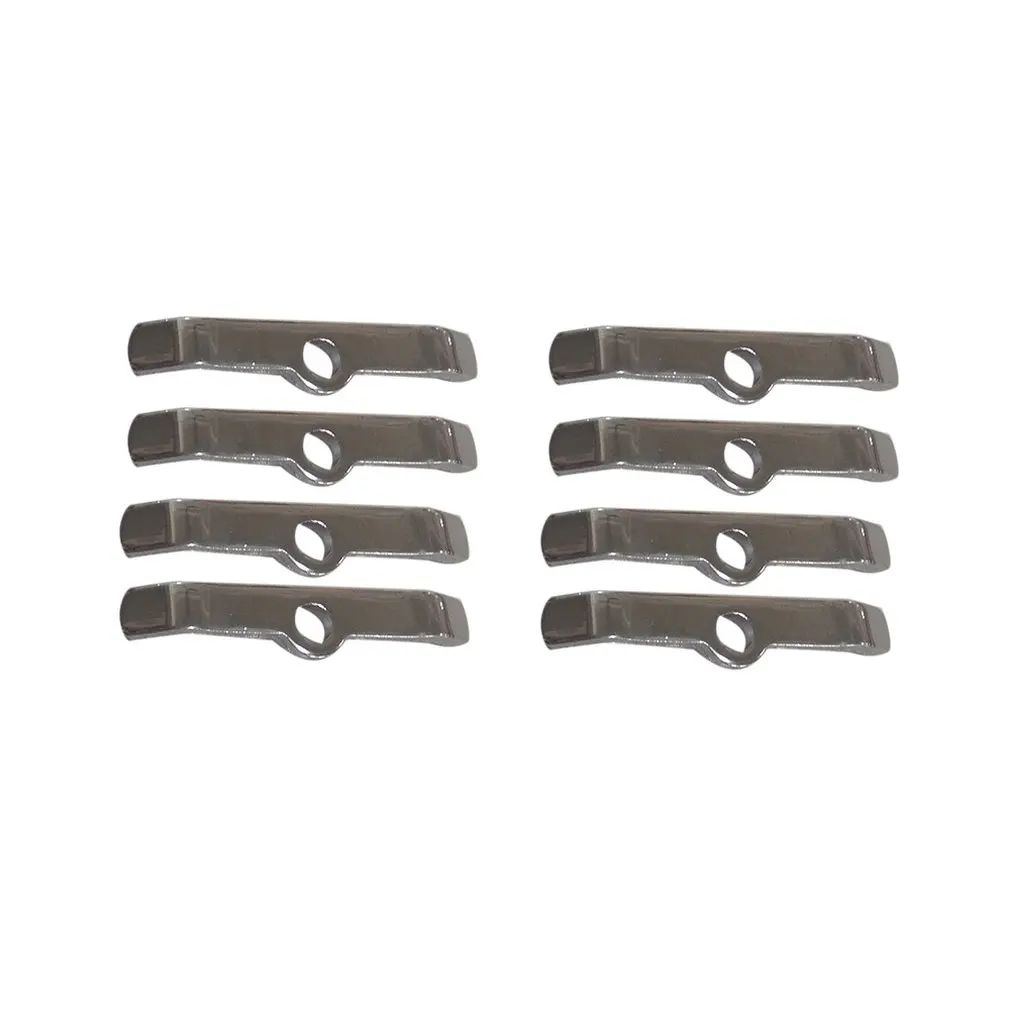 Si At11137 хромированные 3 &quotстойки капота 8 шт. Набор для Chevrolet Sbc 283 305 327 350