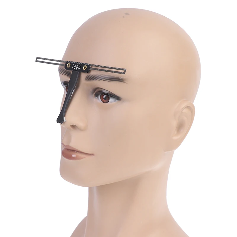 

Professional Stencil Ruler DIY Reusable Three-point Balance Positioning Kit Caliper For Eyebrows Measuring