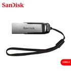 USB-флеш-накопитель SanDisk ULTRA FLAIR флеш-накопитель USB 3,0, CZ73 128 ГБ, 64 ГБ, 32 ГБ, 256 ГБ, обратная совместимость, USB 3,1, 16 ГБ