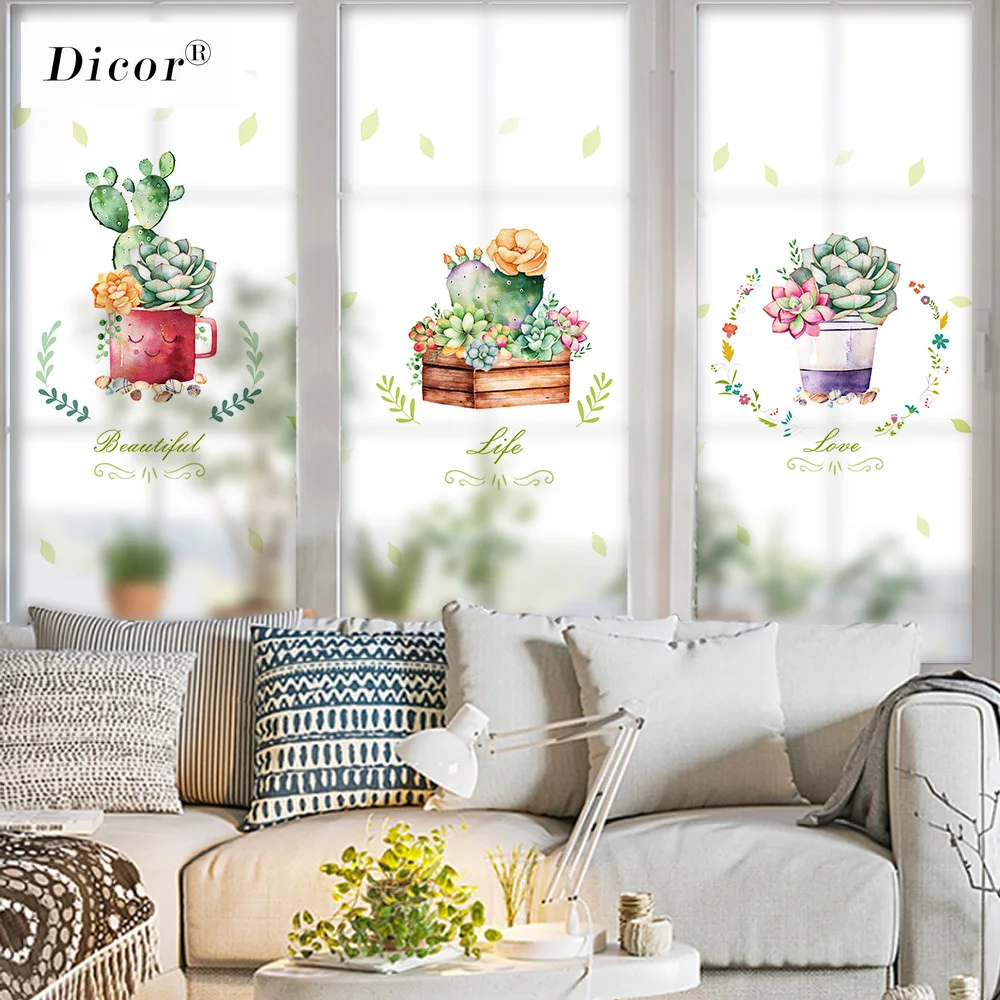 DICOR витражная пленка для окон матовая непрозрачная домашнего декора стеклянная