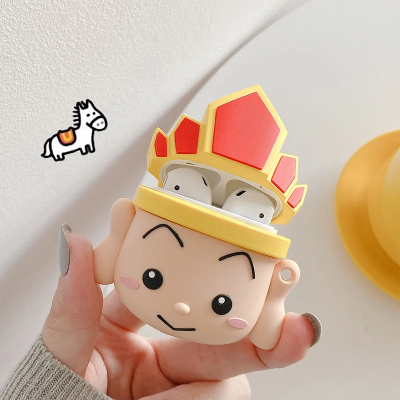 3D Cartoon Anime Bluetooth Wireless Case For Apple Airpods Pro 3 Charging Headphone Keyring Cover Coque | Электроника