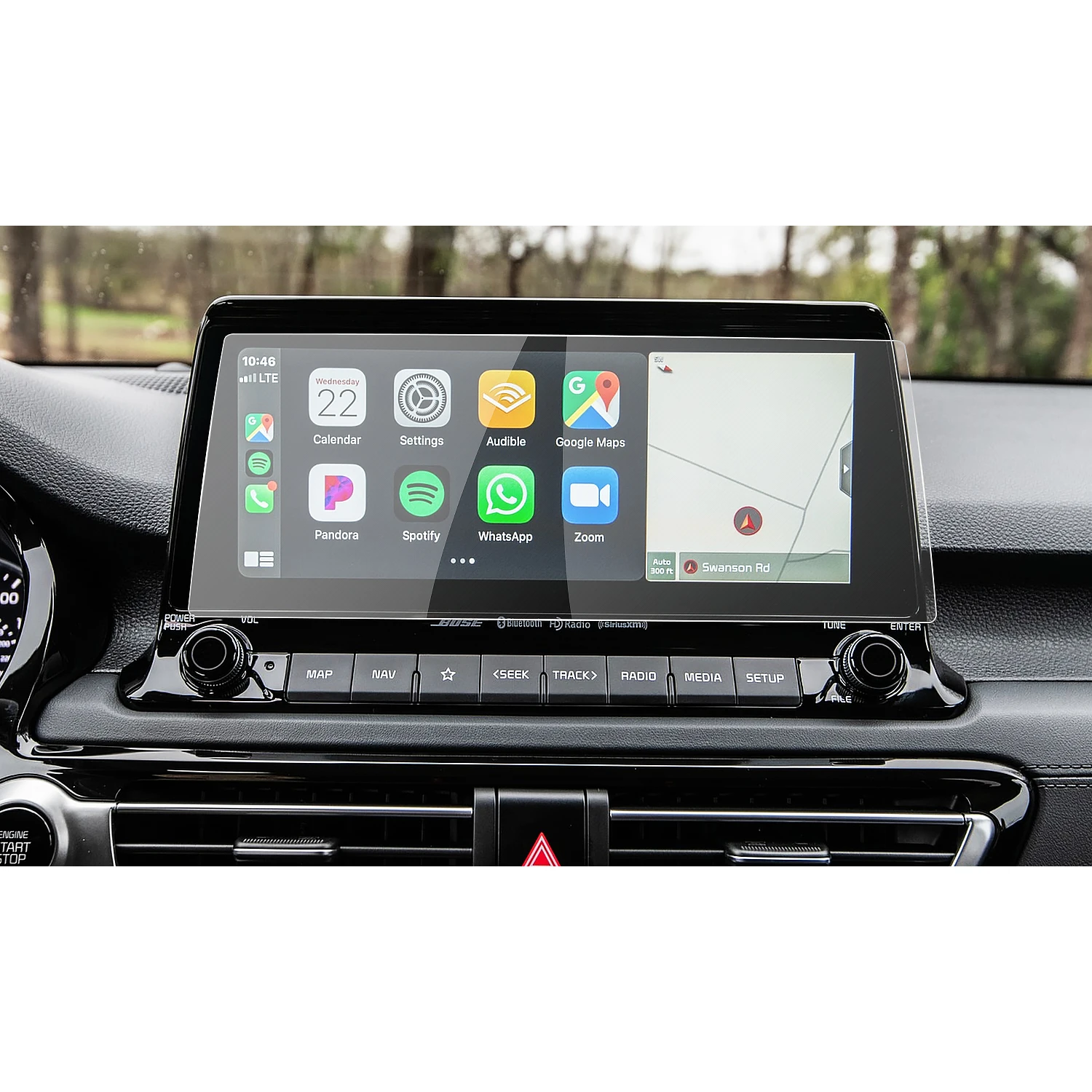 

Защитная пленка RUIYA для сенсорного экрана автомобиля, 2021 дюйма, 10,25 дюйма