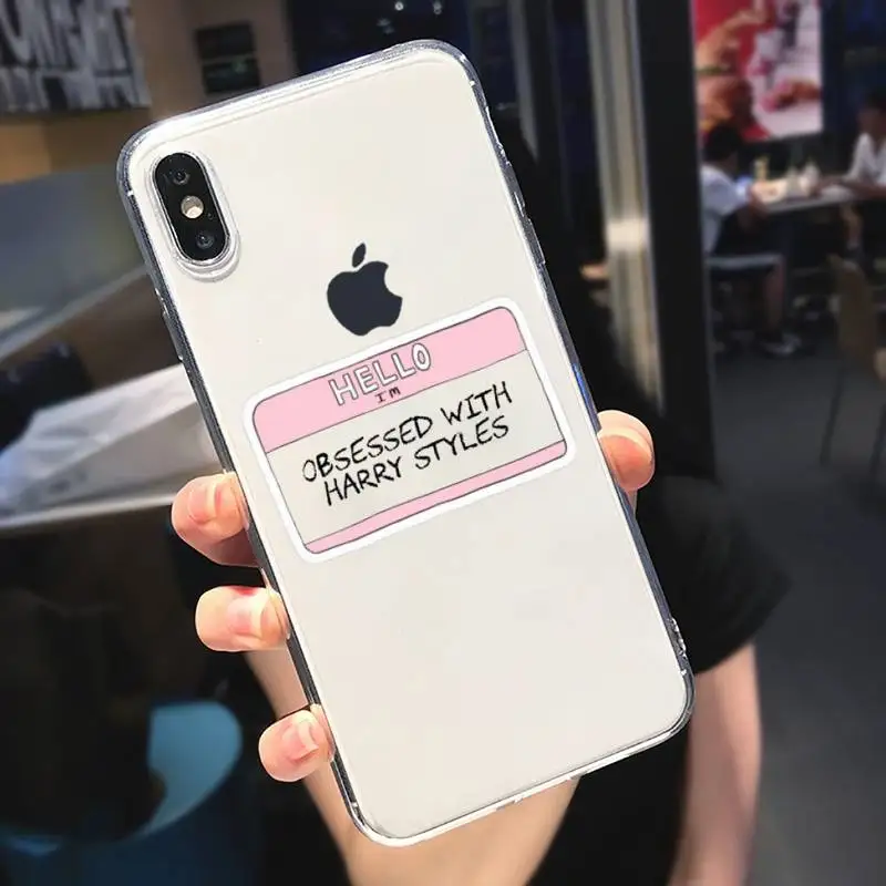 

butterfly Harry styles kondness Phone Case Transparent soft For iphone 5 6 7 8 11 12 s c se plus mini x xs xr pro max cover