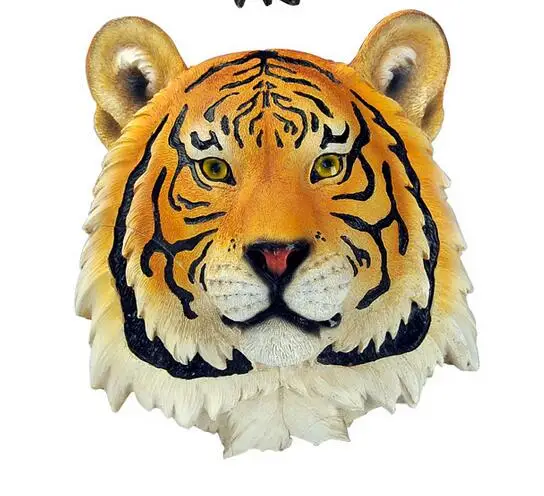 Статуэтка из смолы для бара кафе клуба волка голова леопарда льва медведя тигра