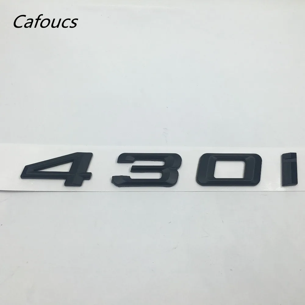 Черный ABS 420i 428i 430i 435i 440i эмблемы значки наклейки с буквами для BMW 4 Series F32 F33 F36