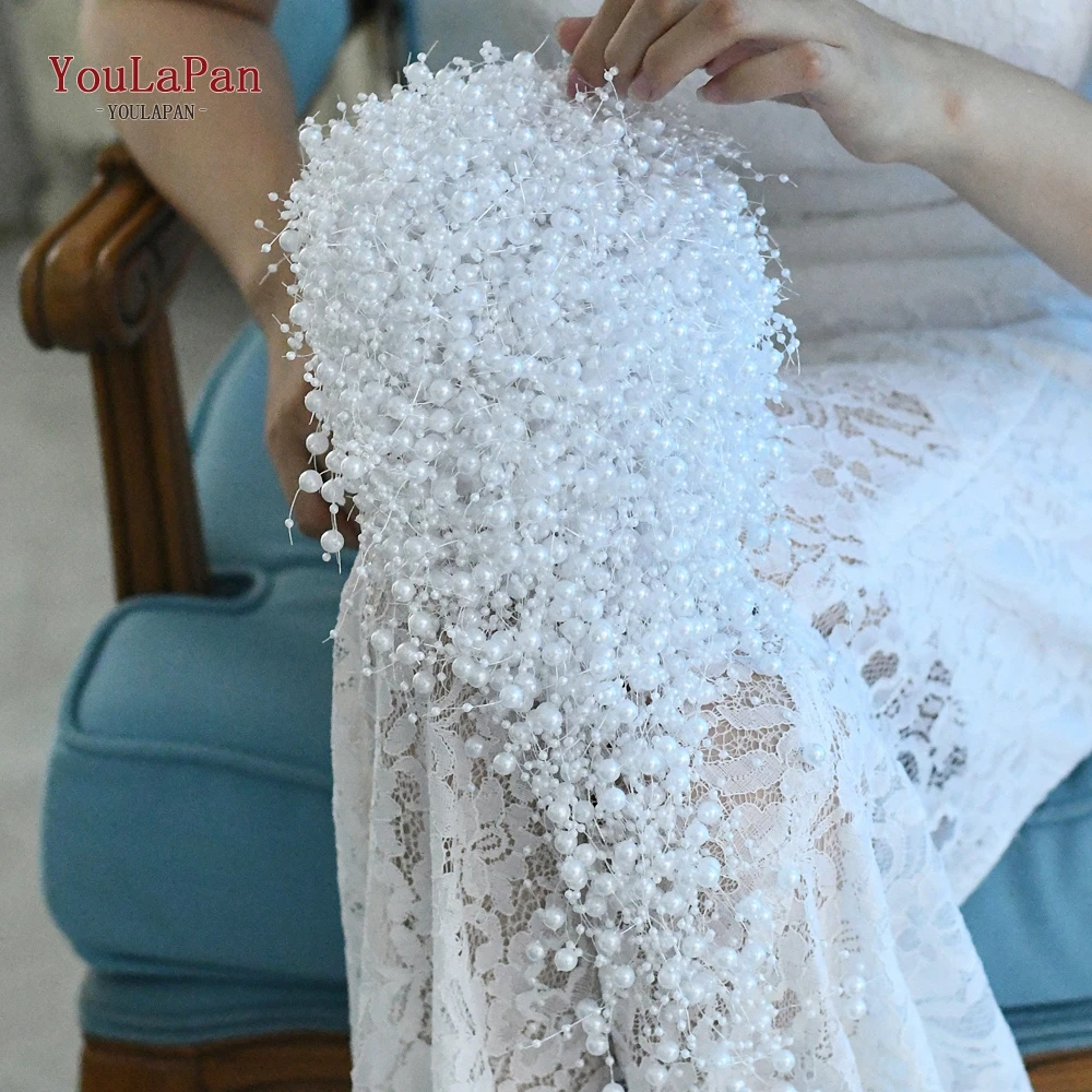 TOPQUEEN F24 букет для свадьбы жемчуг искусственный цветок свадебный роскошный набор