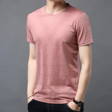 

New summer short-sleeved t-shirt men's trendy men's clothing on the wild 2966