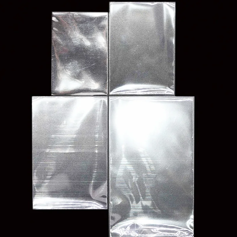 100 шт. прозрачные самоклеящиеся полиэтиленовые пакеты для конфет металлические